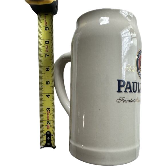F. Herb Paulaner Munchen Feinste Munchner Braukunst Beer Stein 1L Mug Tankard - Picture 2 of 3